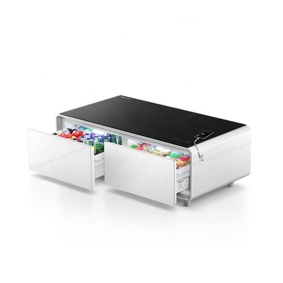 Moderne woonmeubilair Spanning 110-240V Koffietafel met koelkast en LED-licht