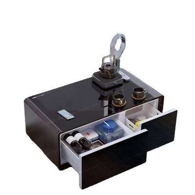 Opvouwbare woonkamerkoffietafel met draadloos oplader en twee USB-poorten koelkast
