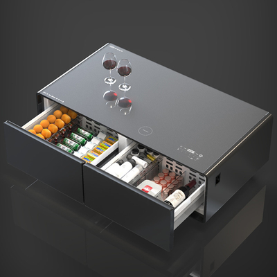 Slimme koffietafel met LED-atmosfeerlicht en USB-oplader