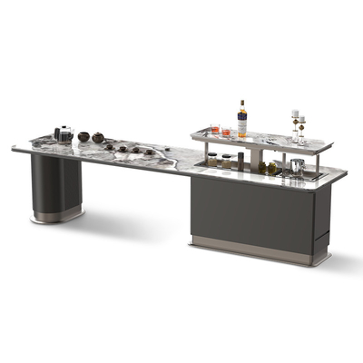 Chinese stijl Kung Fu Smart Tea Table Thee Bar met Lift Up koelkast Volume 150L