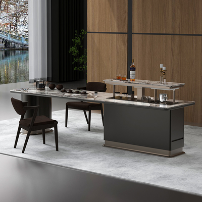 Chinese stijl Kung Fu Smart Tea Table Thee Bar met Lift Up koelkast Volume 150L