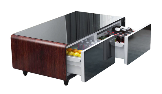 Huismeubelen Touch Table met koelkast luidspreker Telefoonoplader en touchscreen besturing