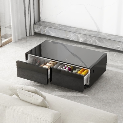Moderne koffietafel met diepvriesladen en koelkast 1295*705*460mm