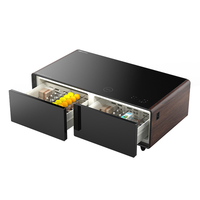 Moderne mini koelkast thee tafel met muziekspeler en temperatuurbereik van 3 8 C/6- 12 C