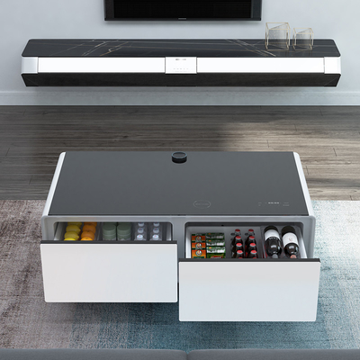 Klasse 3 Energy Double Door Smart Coffee Table met draadloos opladen en muziekspeler