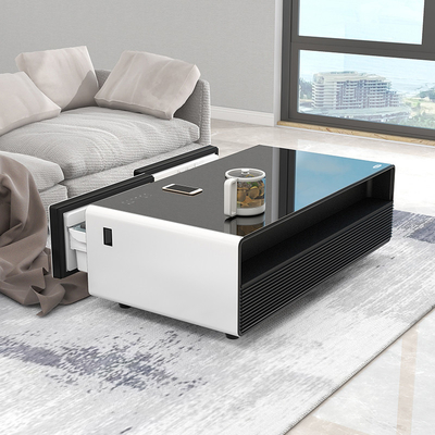 Geen app-gecontroleerde Primst luxe koelkast tafel met luidsprekers voor appartement woonkamer