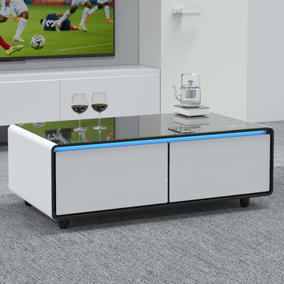 Outdoor Smart Coffee Table met dubbele temperatuurzone en ingebouwde koelkast