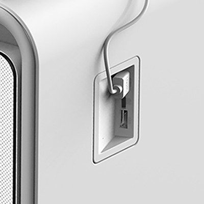 75W Primst Modern Smart Household Refrigerator luidspreker Tafel met koeler lade USB-oplader Draadloos opladen