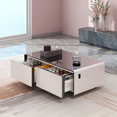 Dubbele deuren Dubbele zone wijn en drank koelers Bier koelkast voor Smart Coffee Table 75W