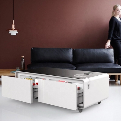 Compressor koeling Dubbele deur koelkast met ingebouwde luidsprekers en draadloos oplader