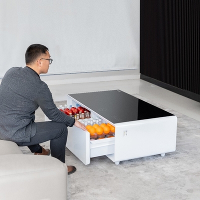 Draadloos opladen LED licht muziekspeler Koffietafel voor slimme woonkamer