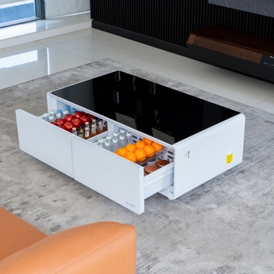 Draadloos opladen LED licht muziekspeler Koffietafel voor slimme woonkamer
