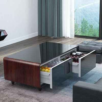 135L koffietafel met ingebouwde muziekspeler en 2 USB-oplaadpoorten