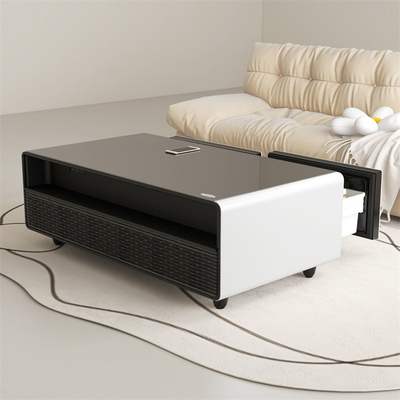 Moderne Smart Coffee Table met draadloos opladen en muziekspeler 1300*665*459mm Grootte