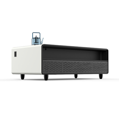 Verbeter je woonkamer met deze salontafel ingebouwde muziekspeler en USB-opladen