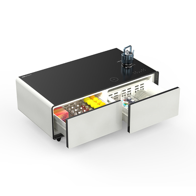 Moderne elektrische koelkast met dubbele deuren Smart koffietafel voor woonkamermeubilair