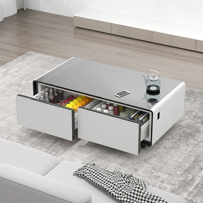 Gold Refrigerant R600a/40g Smart Coffee Table met USB-oplader en 2024 Smart Touch Table