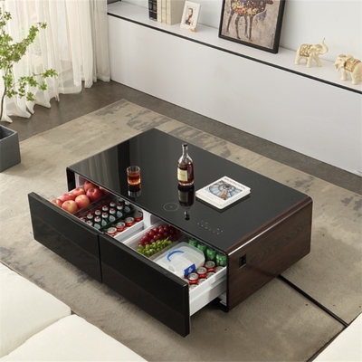 Koffietafel-specifieke slimme tafelkoelkast met ingebouwde audiospeler