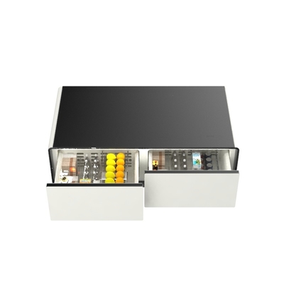 Functie Multifunctionele mini bar tafel met compacte ingebouwde koelkast en muziek luidspreker