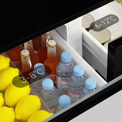 Functie Multifunctionele mini bar tafel met compacte ingebouwde koelkast en muziek luidspreker