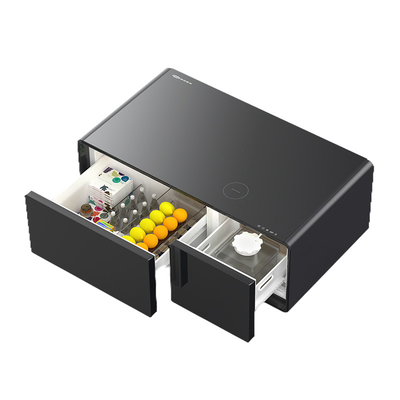 110-220V slimme koffietafel met 2 koelkastladen en USB-poorten slimme meubels