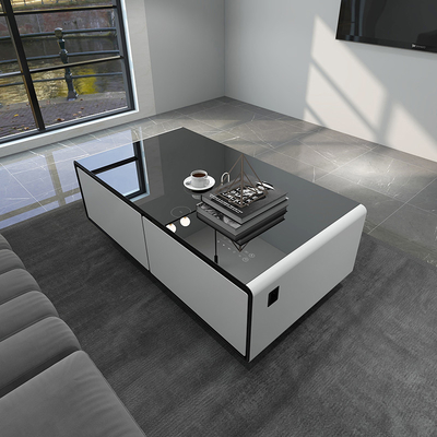 Office Smart Coffee Table met muziekspeler en touchscreen aanpasbare kleur