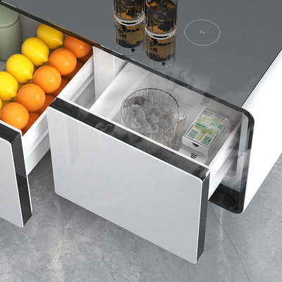 Stylish Electric Refrigerated Refrigerator Smart Coffee Table voor uw woonkamer 220V