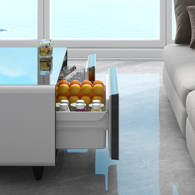 Stylish Electric Refrigerated Refrigerator Smart Coffee Table voor uw woonkamer 220V