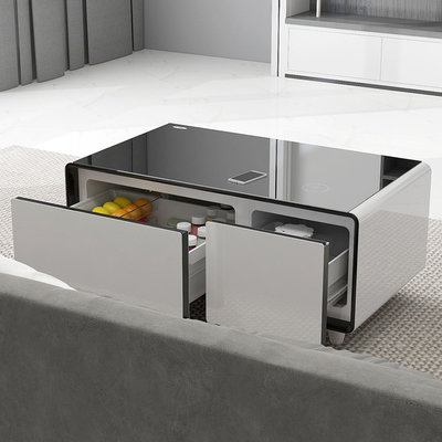 Home Meubels Slimme koffietafel met diepvriesladen en multifunctionele mini koelkast