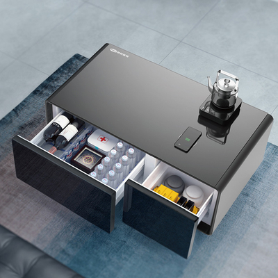 Smart Touch Screen Side Table Compact koelkast Eettafel voor luxe meubels
