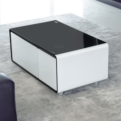 Moderne design stijl 2024 93L Kleine koelkast Slimme koffietafel Dubbele deur koelkast Vrieskas