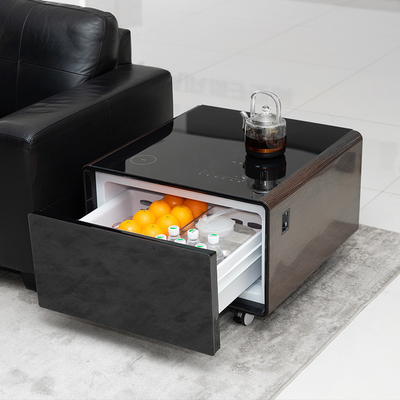 Energieverbruik 0,32 KWh/24h Slimme koffietafel met touchscreen en koelkast