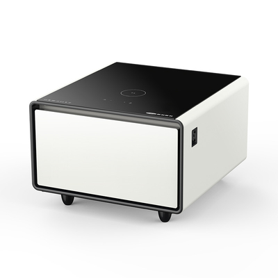 Energieverbruik 0,32 KWh/24h Slimme koffietafel met touchscreen en koelkast