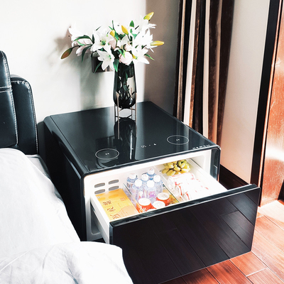 Draadloos opladen Koffietafel voor thuis 65L model met koelkast en draagbare slimme luidspreker