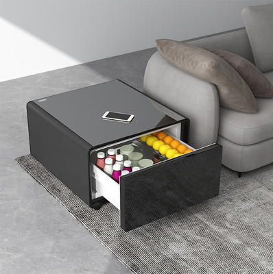 Slimme koffietafel Koelkast voor rode wijn koeler met 3D-printing Glas deurmeubilair