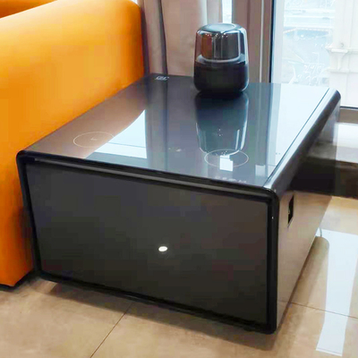 Draadloos opladen Koffietafel voor thuis 65L model met koelkast en draagbare slimme luidspreker