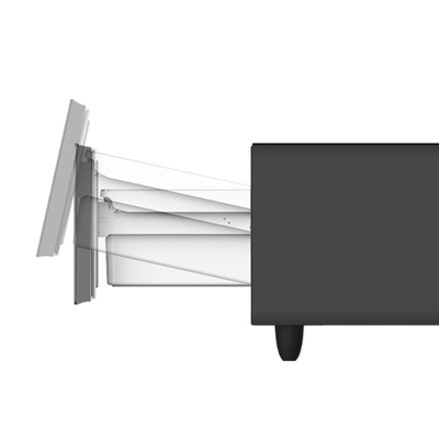 Home Woonkamer Multifunctionele salontafel met draadloos opladen en app-besturing