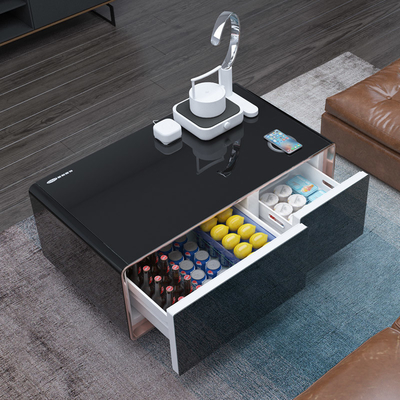 Wit elektrische koffietafel met patroon met moderne koeltechnologie