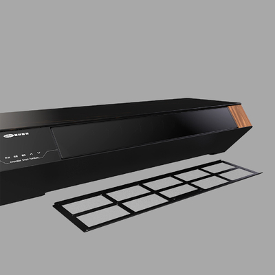 Moderne houten tv-kast met multifunctionele elektrische LED touch airconditioner