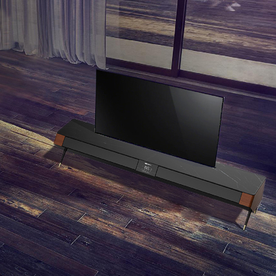 Moderne houten tv-kast met multifunctionele elektrische LED touch airconditioner