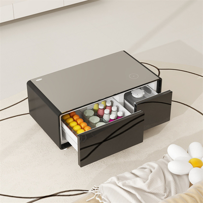 Slimme koelkast Koffietafel met 2 koelkasten 75W Tempered Glass Door