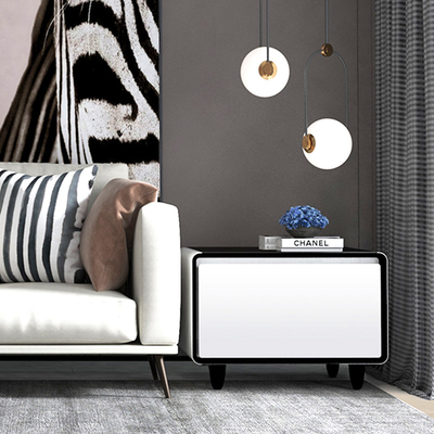 65L capaciteit Touch Screen Wijnkoelkast Ingebouwde mini-koelkast voor Smart Coffee Table