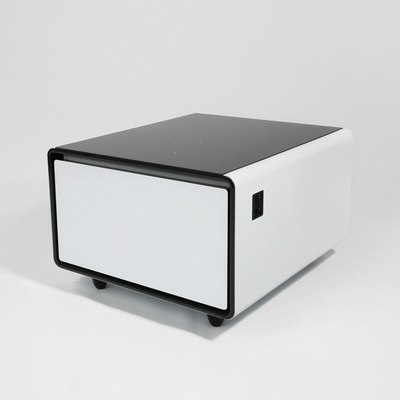 Multifunctionele slimme koffietafel met 65L koelkast en compacte grootte