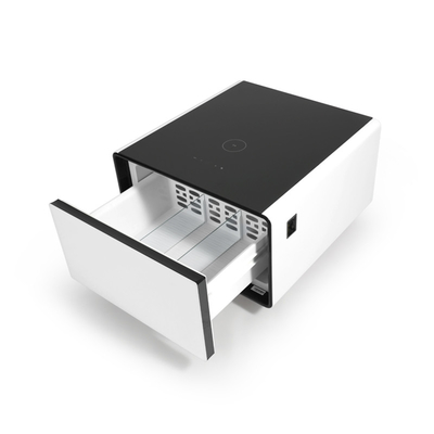 Multifunctionele slimme koffietafel met 65L koelkast en compacte grootte