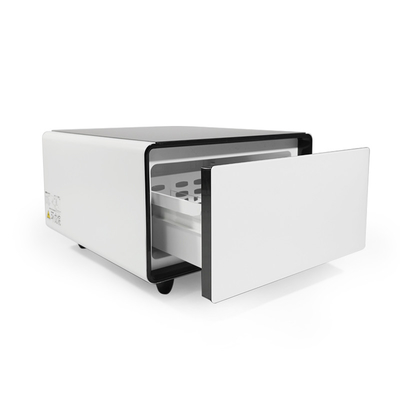 Multifunctionele slimme koffietafel met 65L koelkast en compacte grootte