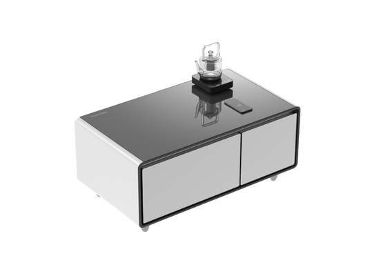 Smart koffietafel met 2 koelkastladen en draadloos opladen