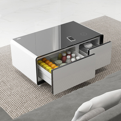Slimme koffietafel met multifunctionele bierkoeler en temperatuurbereik 3 8 C/6 12 C