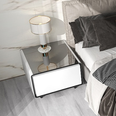 Multifunktioneel huishoudelijk meubilair Drawer voor draadloos opladen koelkast Mini zijtafel