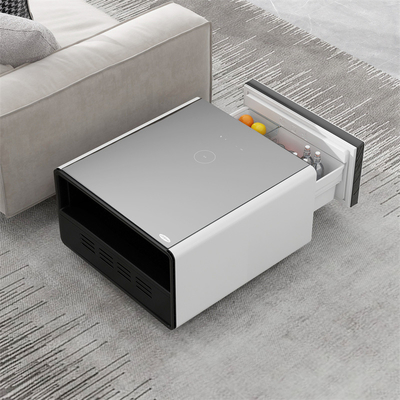 65L Cubage Mini Smart Side Tea Table met draadloos opladen en koelkast