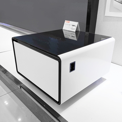 Moderne ontwerp 2024 Smart Coffee Table met koelkas en LED-touchscreen licht